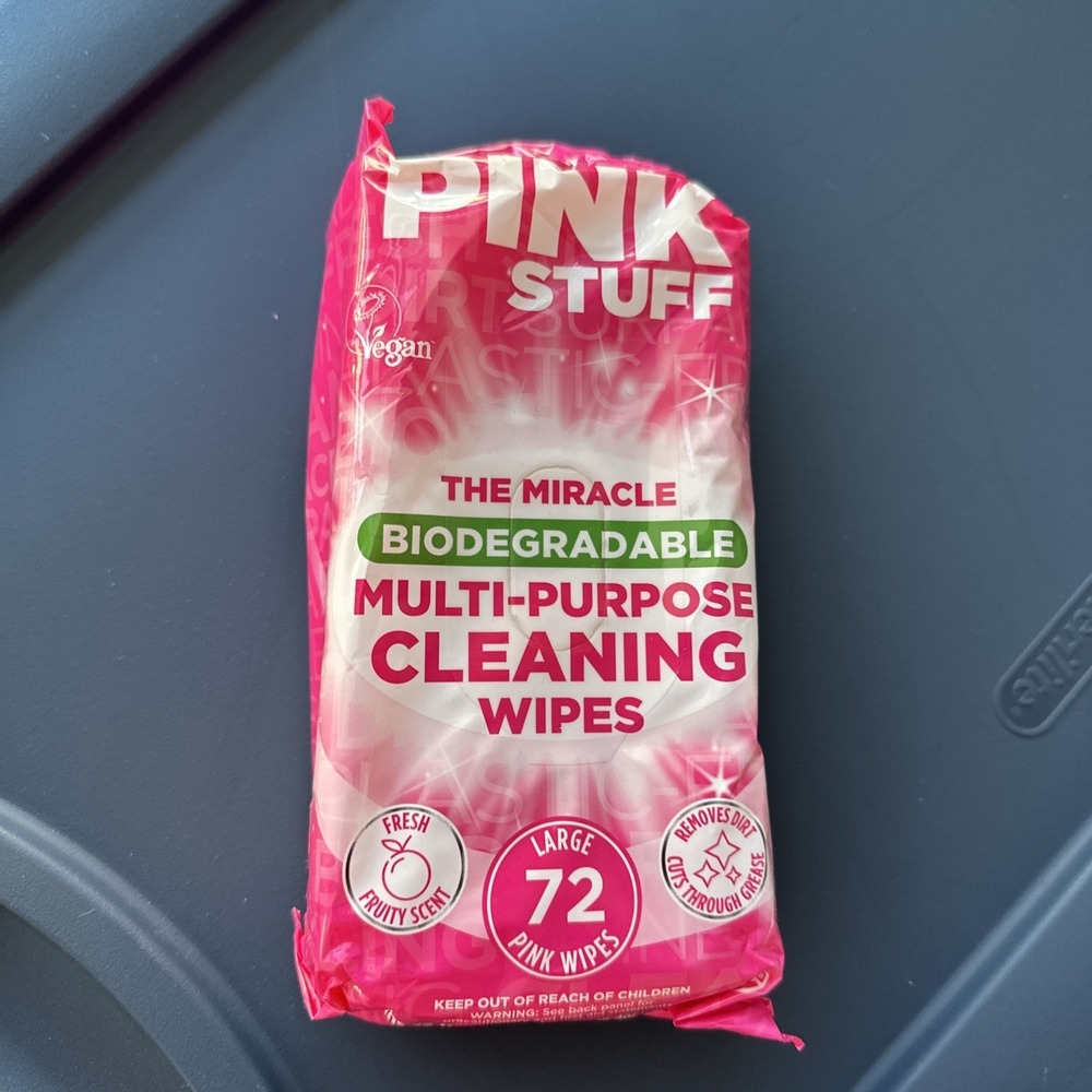 The Pink Stuff Multi Purpose Biodegradable Cleaning Wipes 72 Count